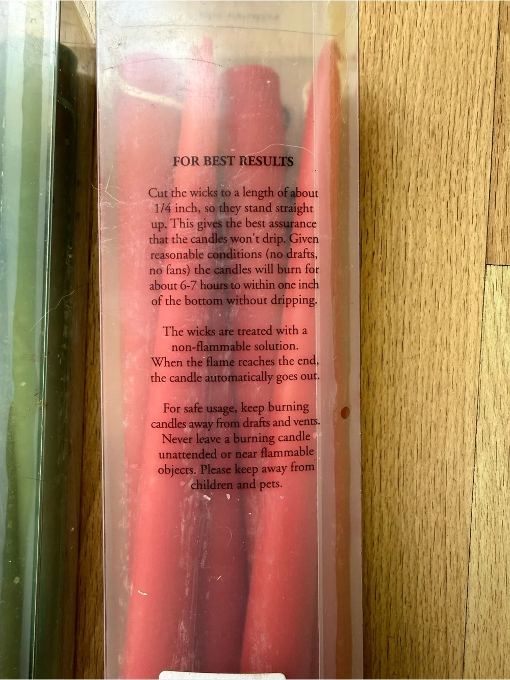 15 Trader Joe’s dripless tapered wax candles